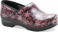 Black Pink Vine Coated Canvas