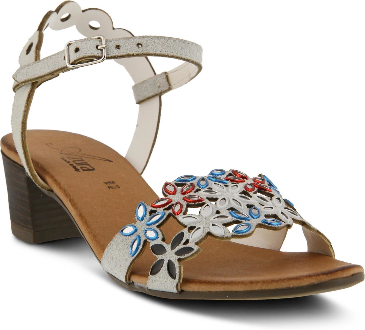 Azura Marcia in White Suede