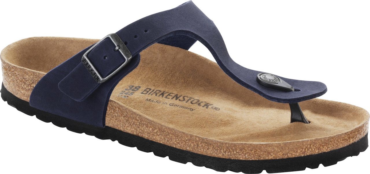 Birkenstock Gizeh Vegan in Navy Microfiber