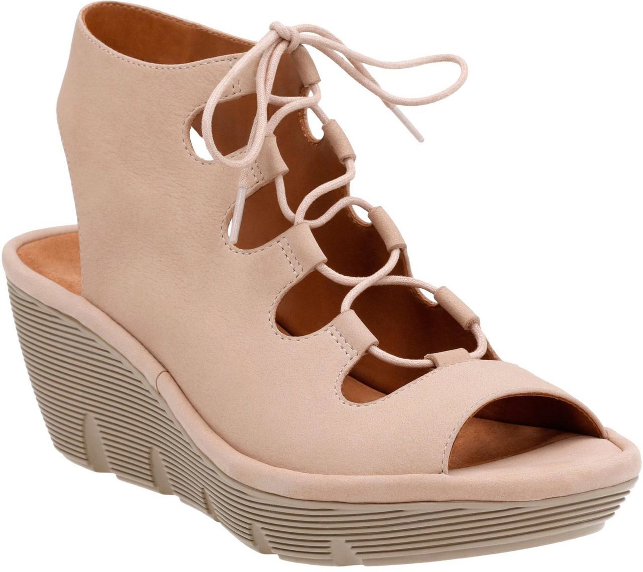 Clarks Clarene Grace in Sand Nubuck