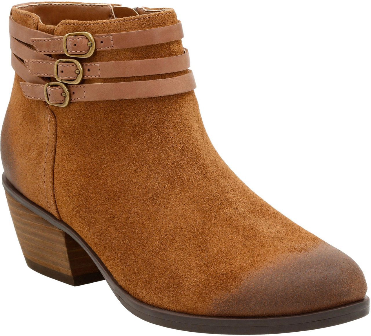 Clarks Gelata Siena in Tan Suede