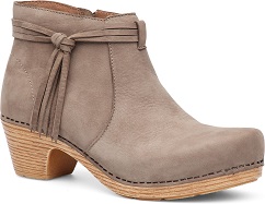 Dansko Marke in Taupe Milled Nubuck Leather