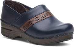 Dansko Penny in Navy Full Grain Leather
