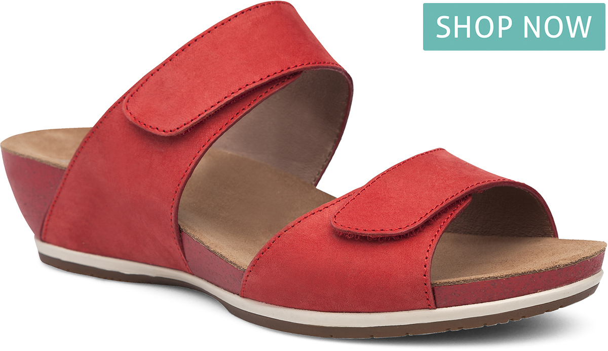 Dansko Vienna in Tomato Milled Nubuck Leather Dansko Vienna in Tomato Milled Nubuck Leather