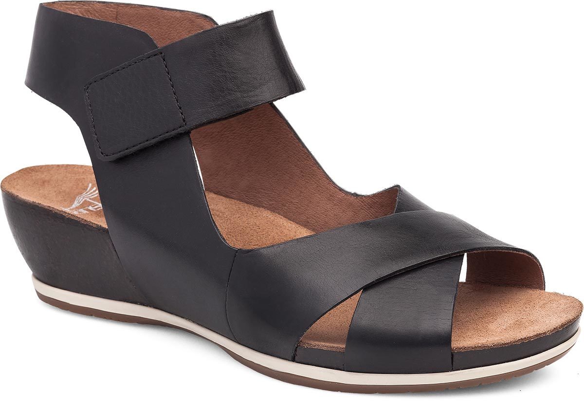 Dansko Violet in Black Burnished