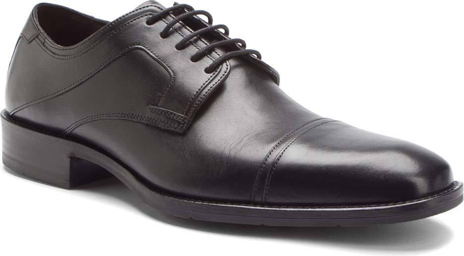 Johnston & Murphy Larsey Cap-Toe in Black