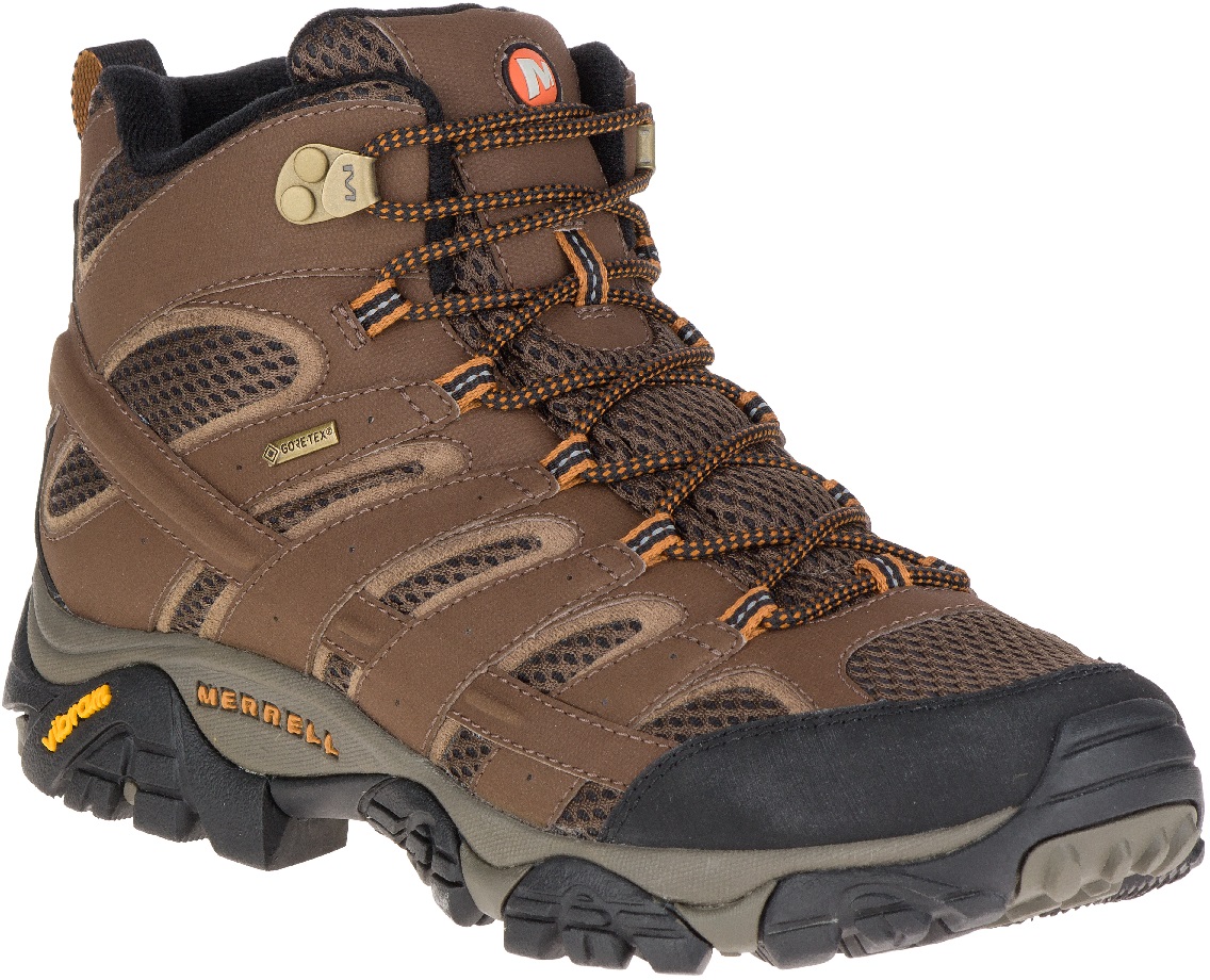 Men's Merrell Moab 2 Mid GORE-TEX® in Earth Men's Merrell Moab 2 Mid GORE-TEX® in Earth