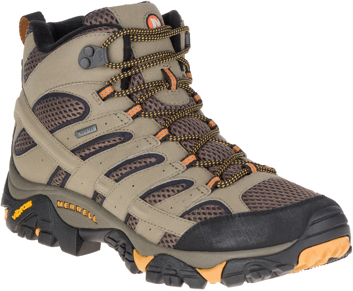 Men's Merrell Moab 2 Mid GORE-TEX in Walnut Men's Merrell Moab 2 Mid GORE-TEX in Walnut