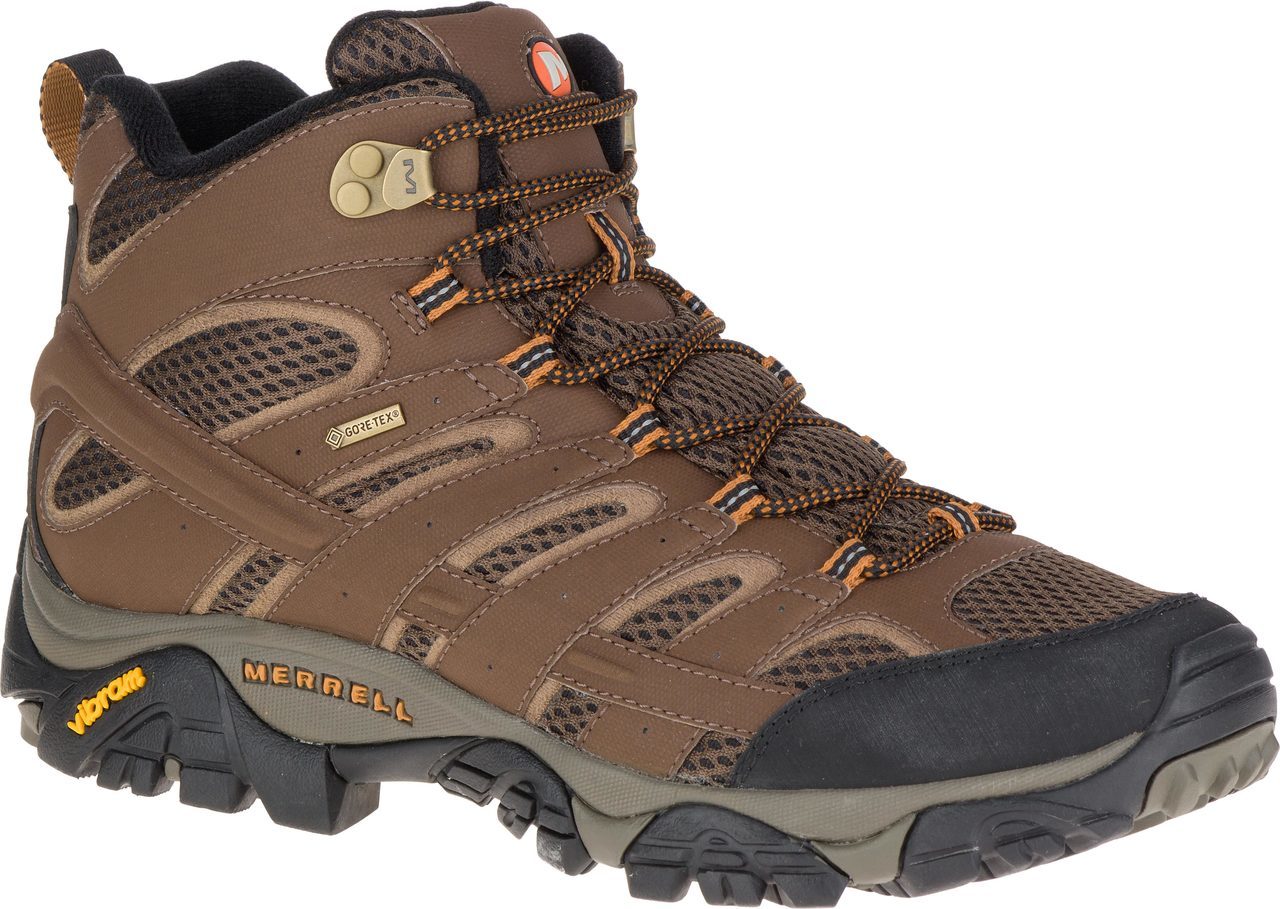 Merrell Men's Moab 2 Mid GORE-TEX in Earth
