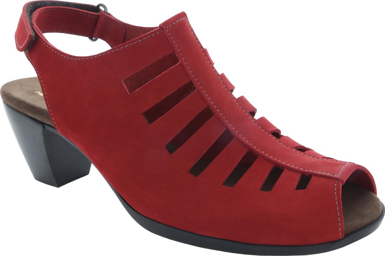 Munro Abby in Pepper Red Nubuck