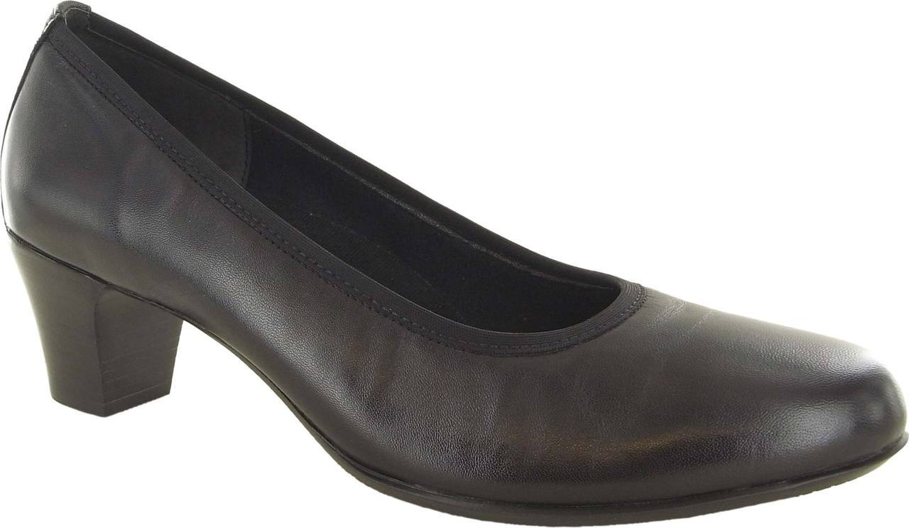 Munro Emma in Black Kid Leather