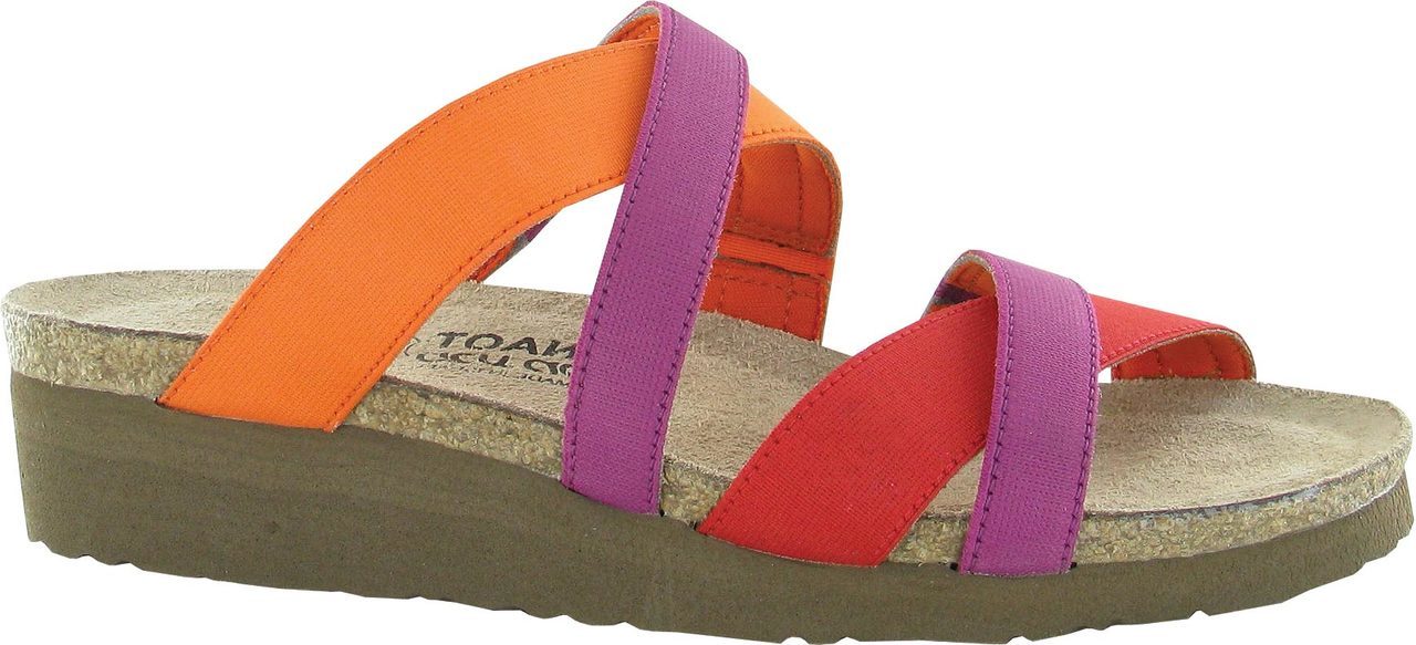 Naot Roxana in Red Stretch/Orange Stretch/Magenta Stretch