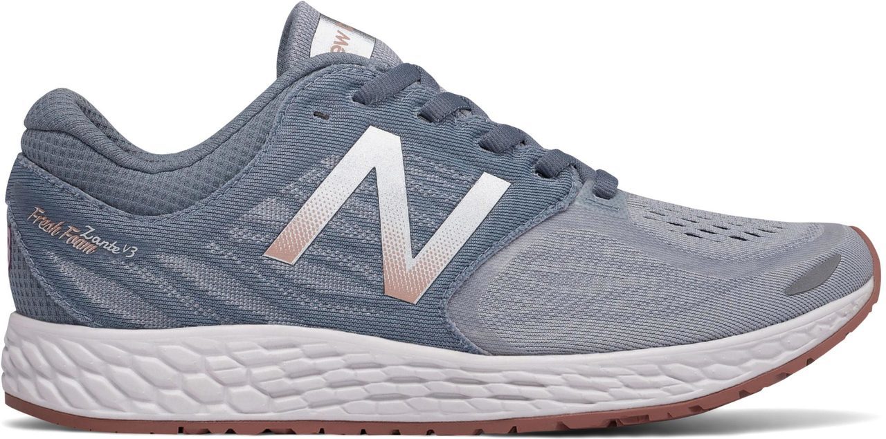 Women's New Balance Fresh Foam Zante V3 in Reflection with Rose Gold