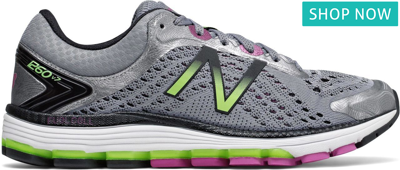 New Balance Women's 1260V7 in Steel/Poisonberry New Balance Women's 1260V7 in Steel/Poisonberry