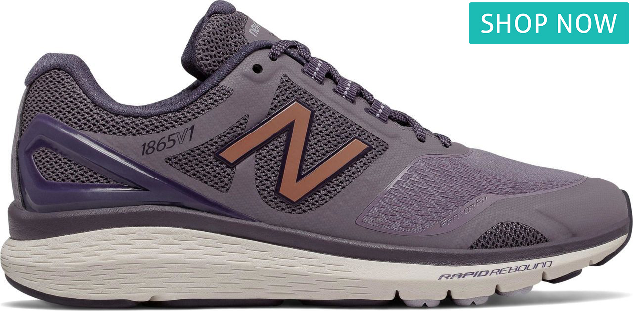 New Balance Women's 1865 in Strata with Elderberry/Thistle
