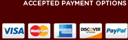 Accepted payment methods