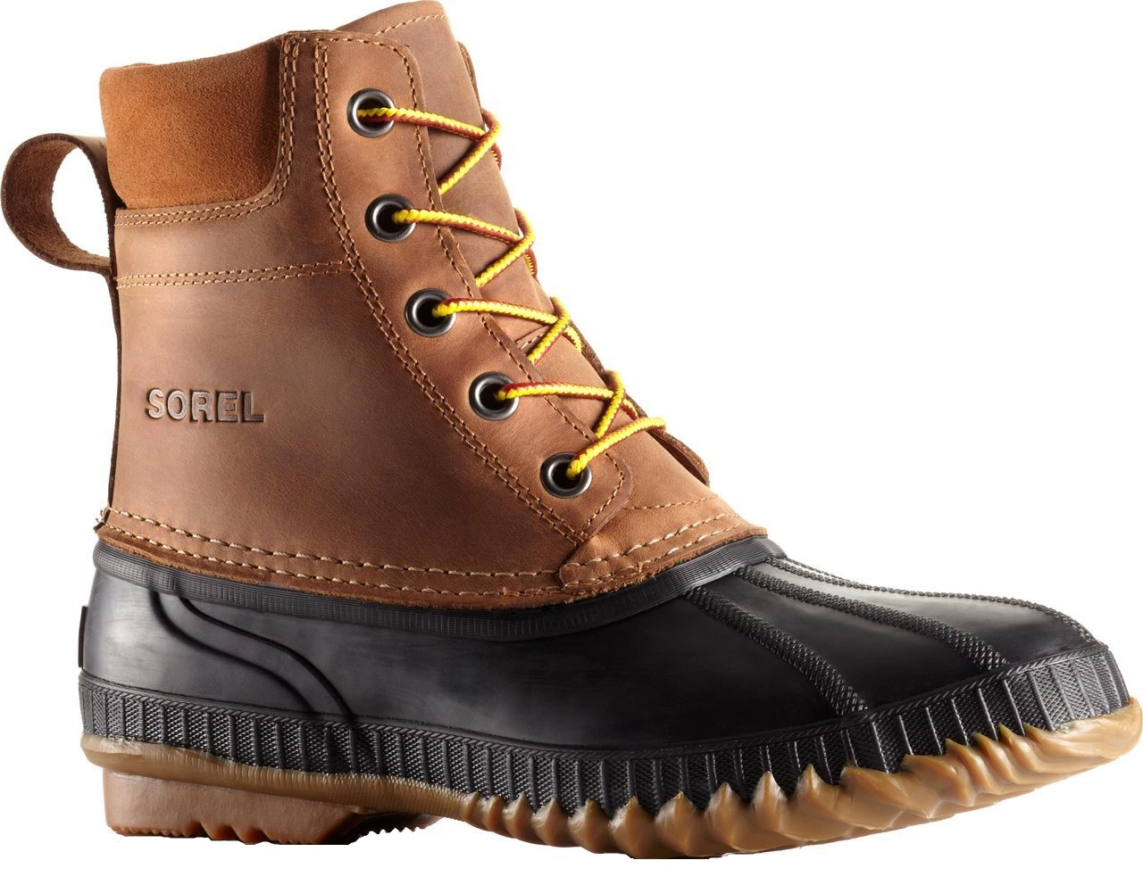 Sorel Cheyanne Lace Full Grain in Chipmunk/Black