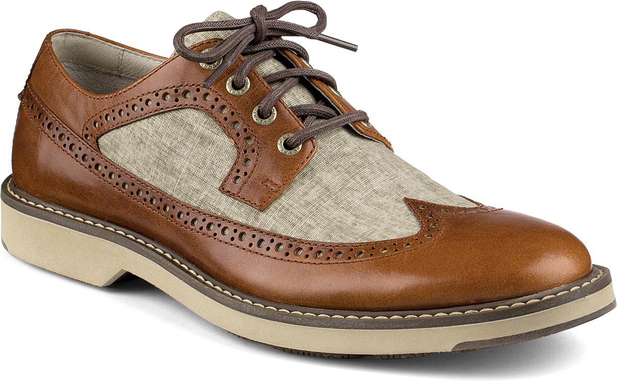 Sperry Men's Commander Wingtip in Tan