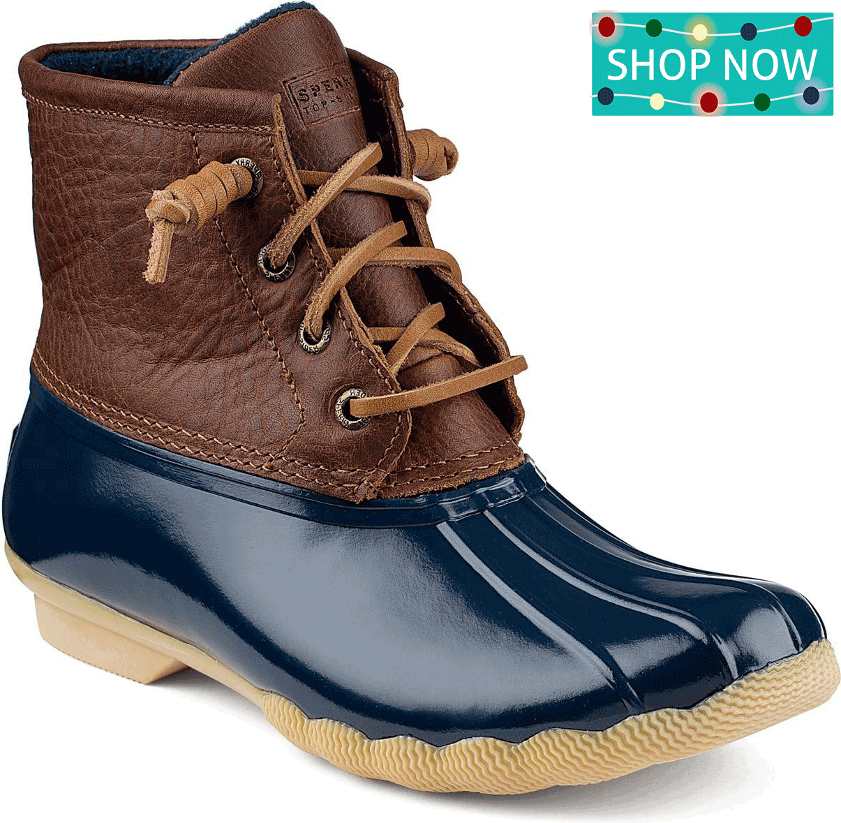 Sperry Women's Saltwater in Tan/Navy Sperry Women's Saltwater in Tan/Navy