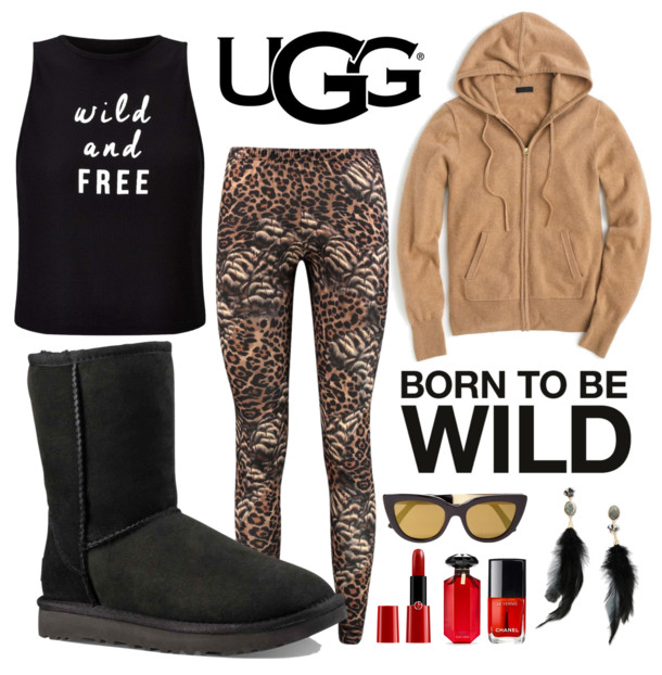 UGG Classic Short II in Black: Wild Child