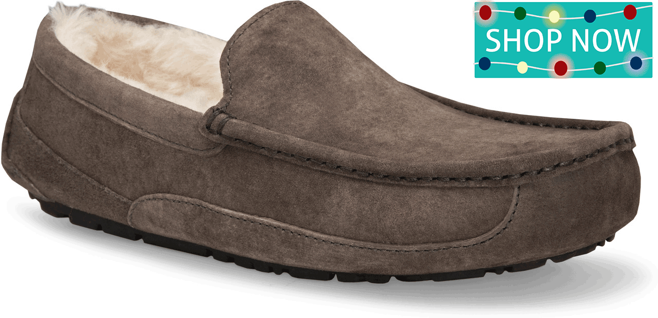 UGG Men's Espresso in Charcoal Suede