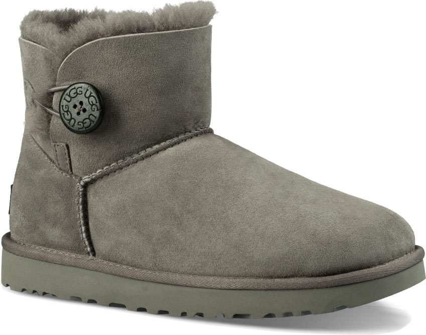 UGG Mini Bailey Button II in Grey
