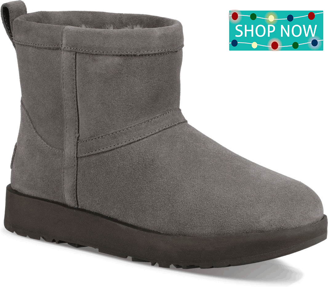 The UGG Classic Mini Waterproof in Metal The UGG Classic Mini Waterproof in Metal