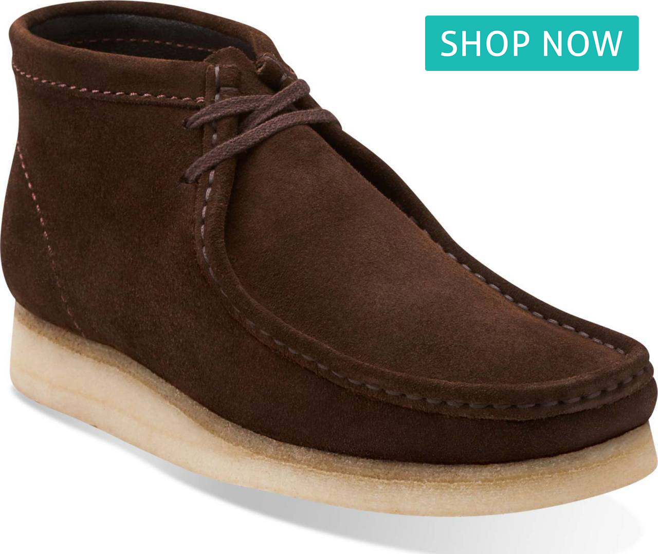 Clarks Men's Wallabee Boot in Brown Suede Clarks Men's Wallabee Boot in Brown Suede