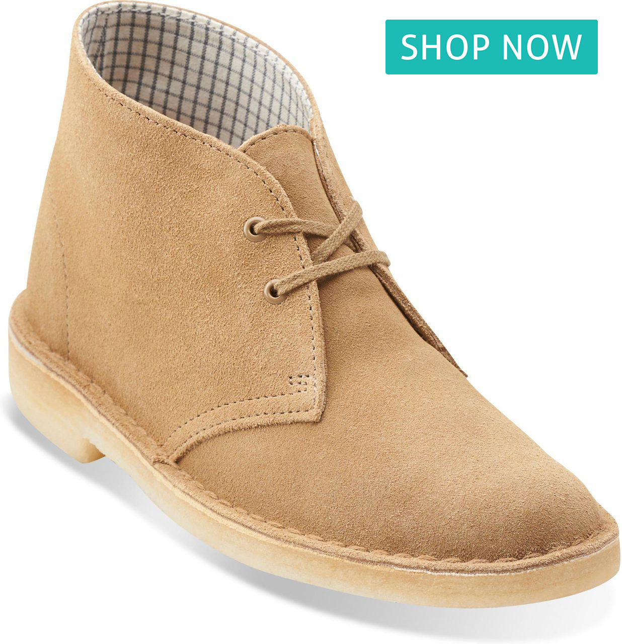 Clarks Women's Desert Boot in Oakwood Suede Clarks Women's Desert Boot in Oakwood Suede