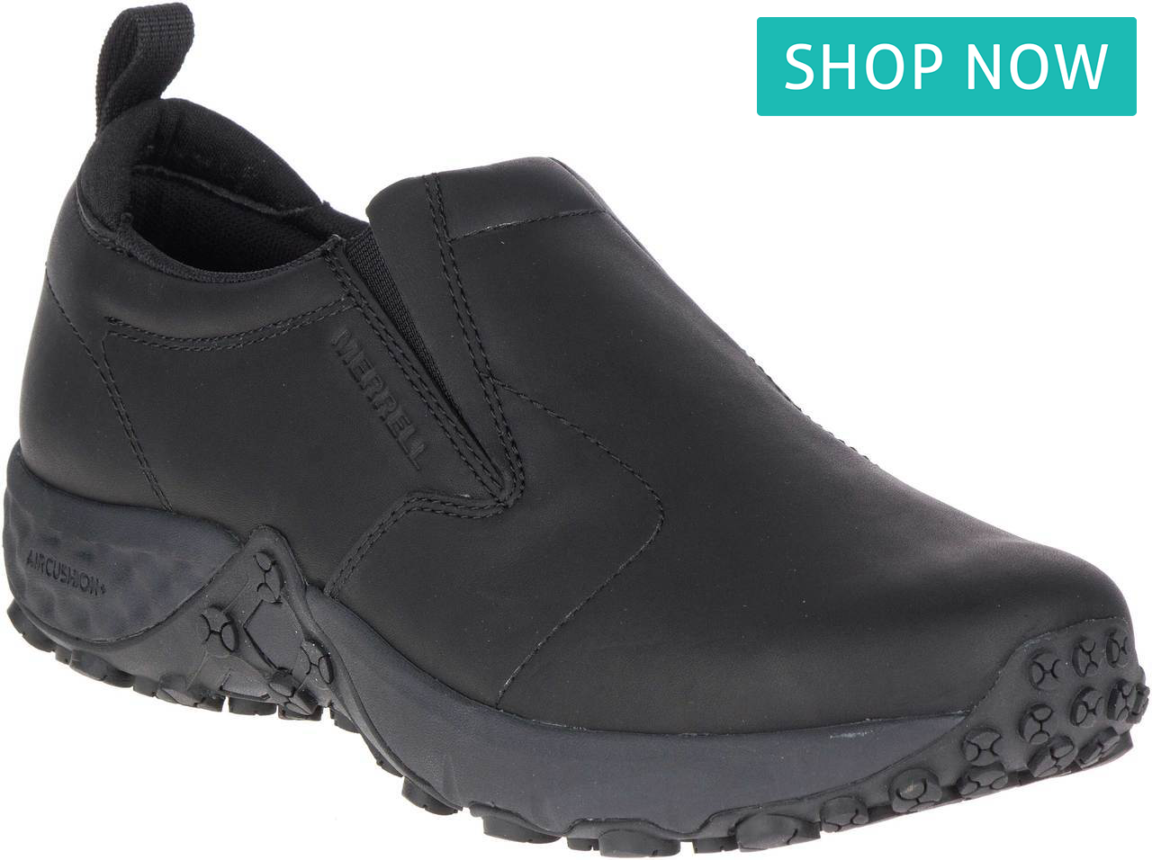 Merrell Men's Jungle Moc AC+ Pro Work Shoe in Black Merrell Men's Jungle Moc AC+ Pro Work Shoe in Black