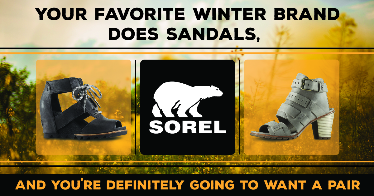 Sorel Does Sandals, Too!