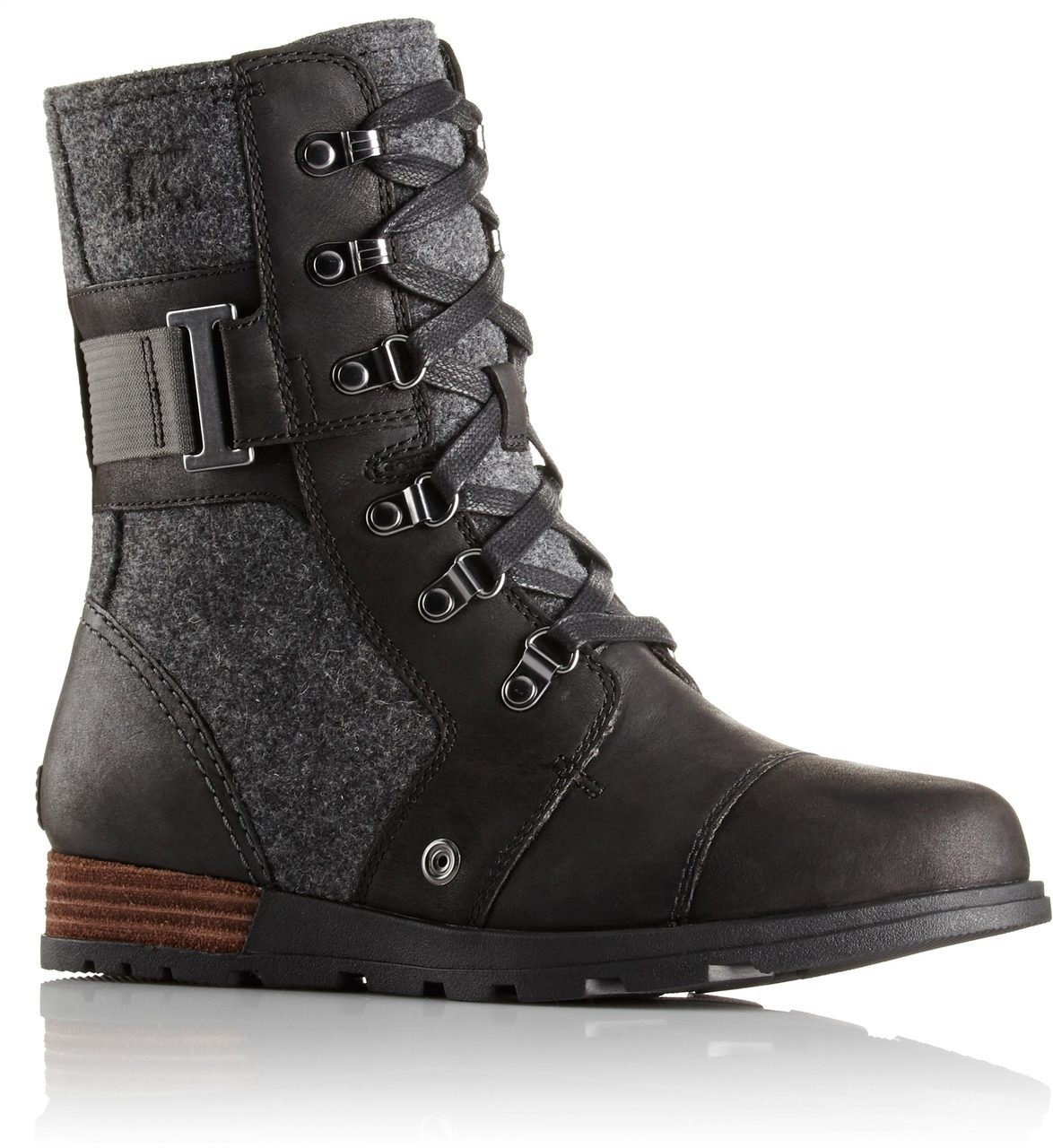 Sorel Major Carly in Black/Dark Grey